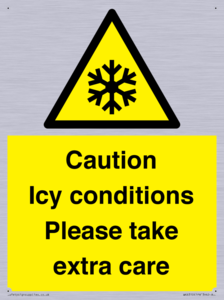 Caution Icy conditions please take extra care